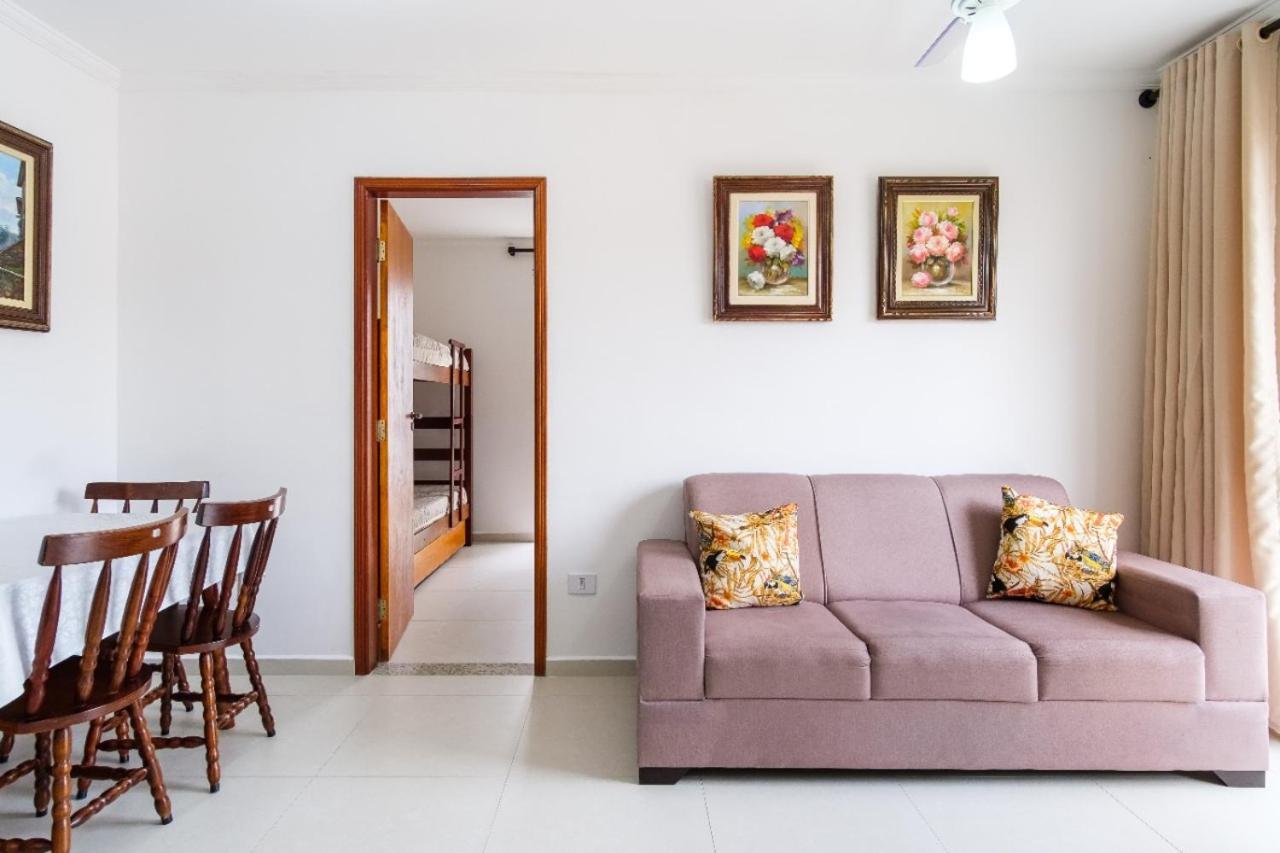 Apartamento A 100 Metros Da Praia - 01 Dormitorio - Edificio Agua Viva 우바투바 외부 사진